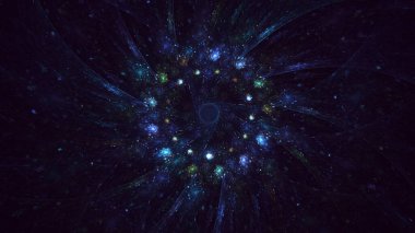 Soyut çember ışık arkaplanı oluşturuluyor