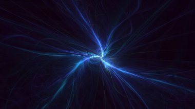 3D, soyut çok renkli teknoloji fraktal ışık arkaplanı oluşturuluyor