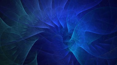 3D, soyut çok renkli teknoloji fraktal ışık arkaplanı oluşturuluyor