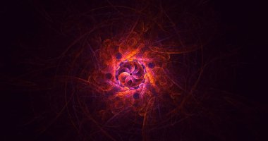 3B soyut yuvarlak ışık arkaplanı oluşturma