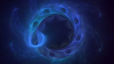 3D görüntüleme teknolojisi soyut fraktal arkaplan