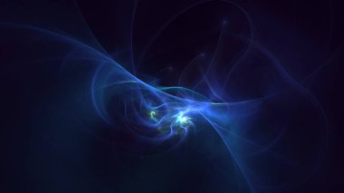 3D görüntüleme teknolojisi soyut fraktal arkaplan