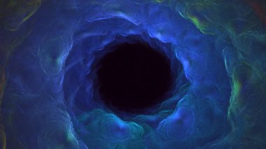 3B soyut renkli fraktal ışık arkaplanı oluşturma