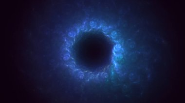 3B soyut renkli fraktal ışık arkaplanı oluşturma