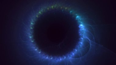 Soyut çember ışık arkaplanı oluşturuluyor