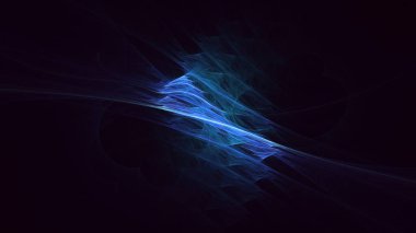 3B soyut renkli fraktal ışık arkaplanı oluşturma