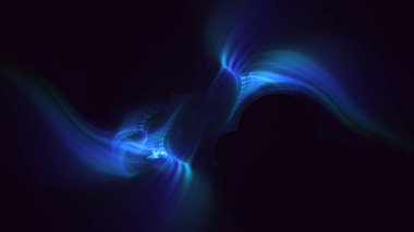 3B soyut renkli fraktal ışık arkaplanı oluşturma