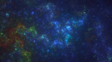 3D görüntüleme teknolojisi soyut fraktal arkaplan