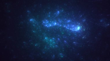 3D görüntüleme teknolojisi soyut fraktal arkaplan