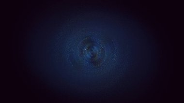 3D görüntüleme teknolojisi soyut fraktal arkaplan