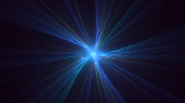 3B soyut renkli fraktal ışık arkaplanı oluşturma