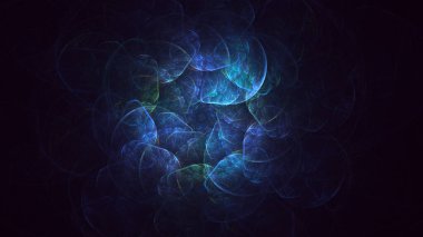 Soyut çember ışık arkaplanı oluşturuluyor