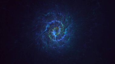 Soyut çember ışık arkaplanı oluşturuluyor