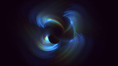 3D, soyut çok renkli teknoloji fraktal ışık arkaplanı oluşturuluyor