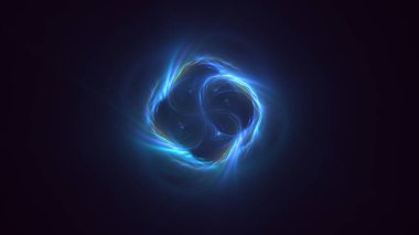 3D, soyut çok renkli teknoloji fraktal ışık arkaplanı oluşturuluyor