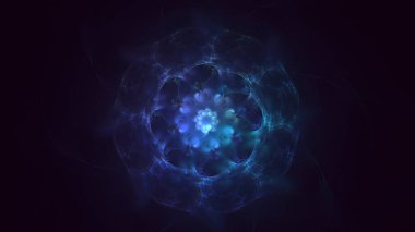 Soyut çember ışık arkaplanı oluşturuluyor