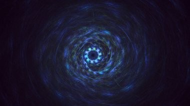 3D görüntüleme teknolojisi soyut fraktal arkaplan