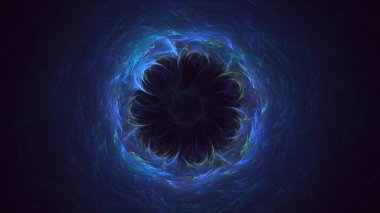 3B soyut yuvarlak ışık arkaplanı oluşturma