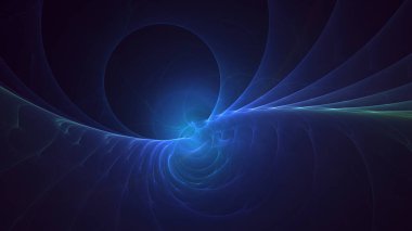 3B soyut renkli fraktal ışık arkaplanı oluşturma