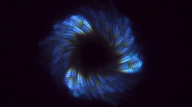 3B soyut yuvarlak ışık arkaplanı oluşturma