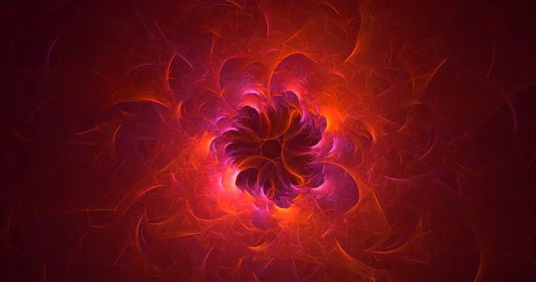 Representación Fondo Luz Fractal Abstracta — Foto de Stock