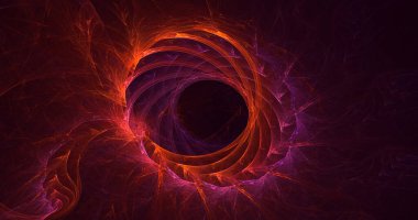 3B soyut yuvarlak ışık arkaplanı oluşturma