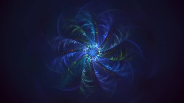 3B soyut yuvarlak ışık arkaplanı oluşturma