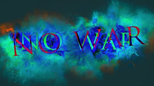 Rendering Abstract Peace War Background — Stock Photo, Image