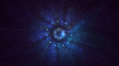 3B soyut yuvarlak ışık arkaplanı oluşturma