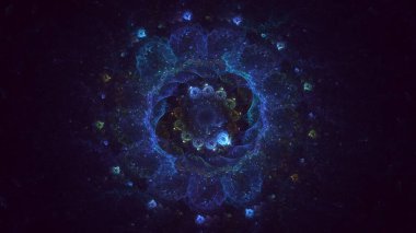 3B soyut yuvarlak ışık arkaplanı oluşturma