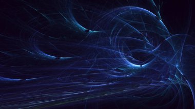 3D, soyut çok renkli teknoloji fraktal ışık arkaplanı oluşturuluyor