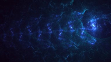 Soyut çok renkli fraktal ışık arkaplanı 3B görüntüleme