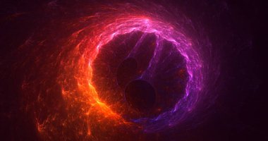 Soyut çember ışık arkaplanı oluşturuluyor