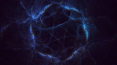 Soyut çember ışık arkaplanı oluşturuluyor