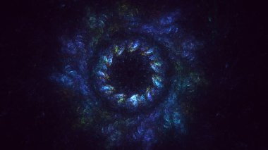 Soyut çember ışık arkaplanı oluşturuluyor