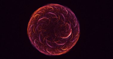 3B soyut yuvarlak ışık arkaplanı oluşturma