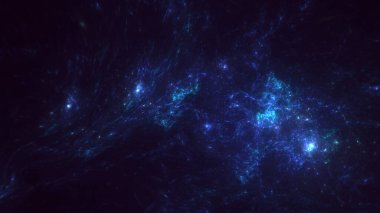 3B soyut renkli fraktal ışık arkaplanı oluşturma