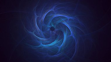 Soyut çok renkli fraktal ışık arkaplanı 3B görüntüleme