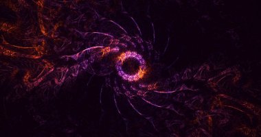 Soyut çember ışık arkaplanı oluşturuluyor