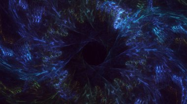 Soyut çember ışık arkaplanı oluşturuluyor