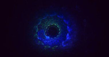 3B soyut renkli fraktal ışık arkaplanı oluşturma