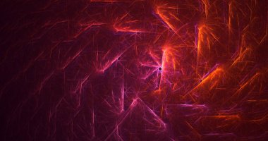 3B soyut renkli fraktal ışık arkaplanı oluşturma