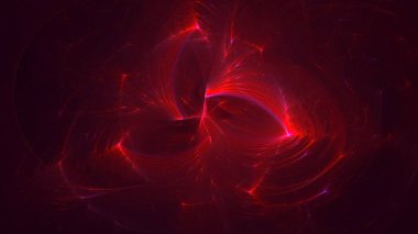 3B soyut renkli fraktal ışık arkaplanı oluşturma