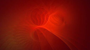 Soyut çok renkli fraktal ışık arkaplanı 3B görüntüleme