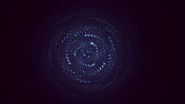 Soyut çember ışık arkaplanı oluşturuluyor