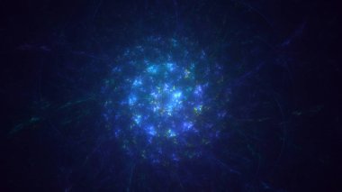 Soyut çember ışık arkaplanı oluşturuluyor