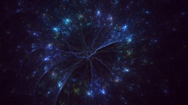 Soyut çember ışık arkaplanı oluşturuluyor