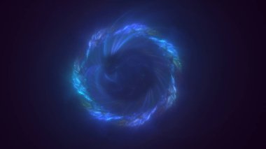 3B soyut yuvarlak ışık arkaplanı oluşturma