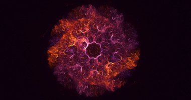 3B soyut yuvarlak ışık arkaplanı oluşturma