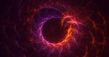 3B soyut yuvarlak ışık arkaplanı oluşturma